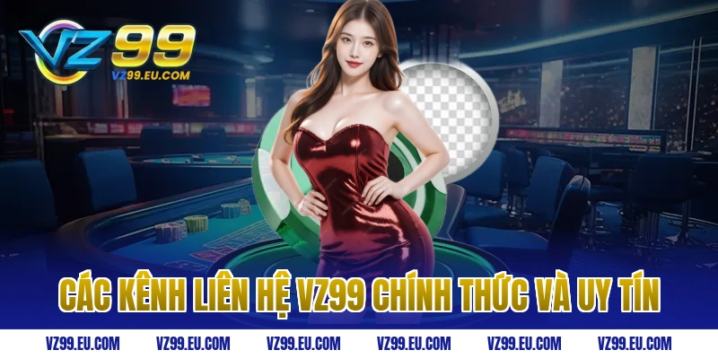 Các kênh liên hệ VZ99 chính thức và uy tín