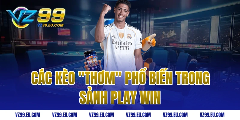Các kèo "thơm" phổ biến trong sảnh Play Win