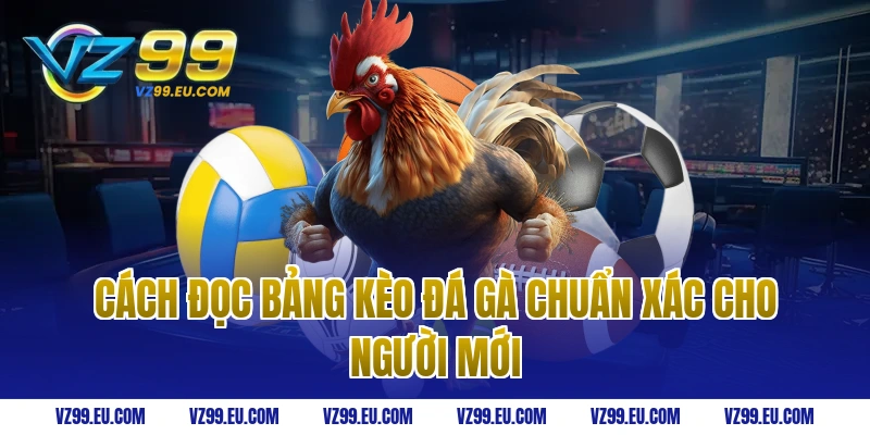 Cách đọc bảng kèo đá gà chuẩn xác cho người mới