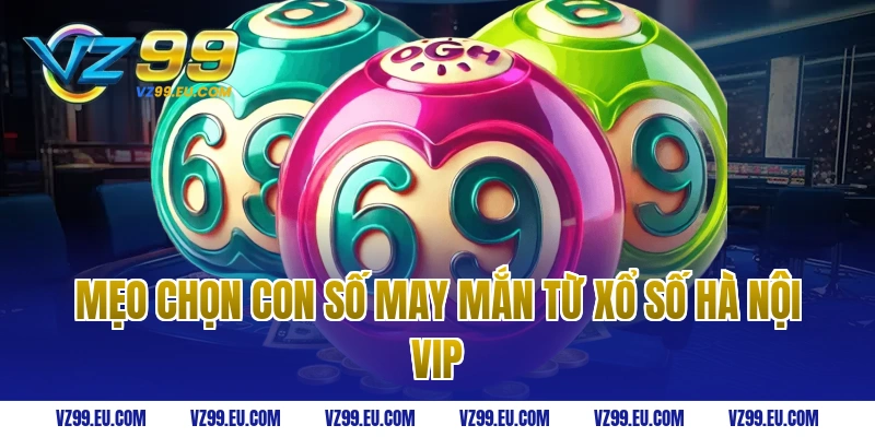 Mẹo chọn con số may mắn từ xổ số Hà Nội VIP